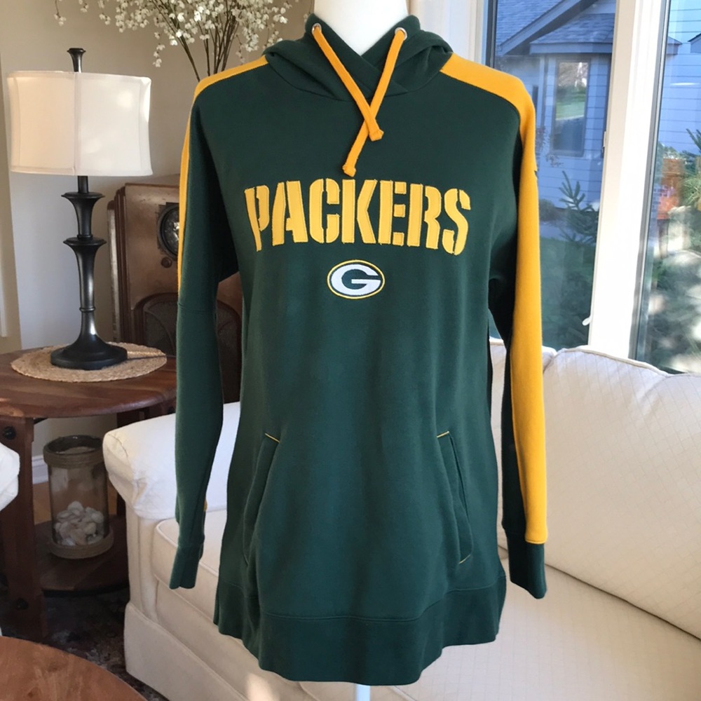 Fanatics Green Bay Packers hooded sweatshirt pullover size large